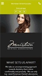 Mobile Screenshot of morristowndentalassociates.com